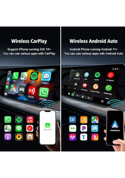2air Mini5 Pro Carlinkit 5.0 Kablosuz Carplay Kablosuz Android Oto Kutusu 2.4g Carlinkit Mini5 Pro Carlinkit Genuine
