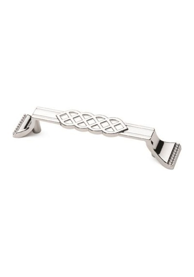 Hırdavatım Özsan Narin Krom Mobilya Dolap Çekmece Kulp 128 Mm