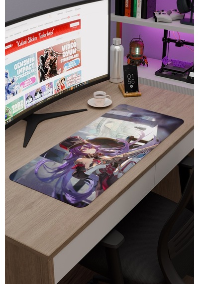 Chevreuse Genshin Impact Anime Gacha V1 - 70x30 Xl Gaming Mouse Pad Fare Altlığı