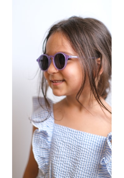 3-6 Yaş Çocuk Güneş Gözlüğü Purple Lila
