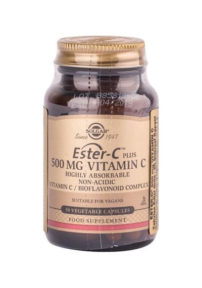 Solgar Ester-c Plus 500mg 50 Kapsül