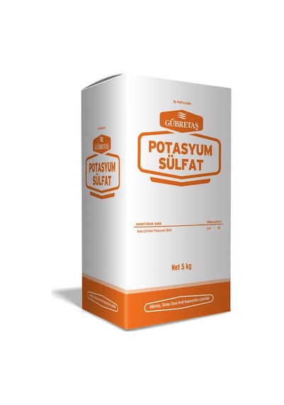Gübretaş Potasyum Sülfat (5 KG) Ürün HolograMLı Paket