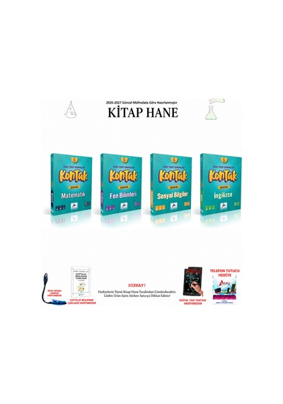Paraf 5. Sınıf Tüm Dersler Fen, İngilizce, Sosyal 4 Kitap Seti