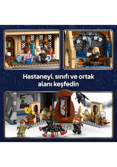 LEGO® Harry Potter™ Hogwarts™ Şatosu: Hastane Koğuşu 76463 - 9 Yaş ve Üzeri Çocuklar için Yaratıcı Oyuncak Yapım Seti (907 Parça)