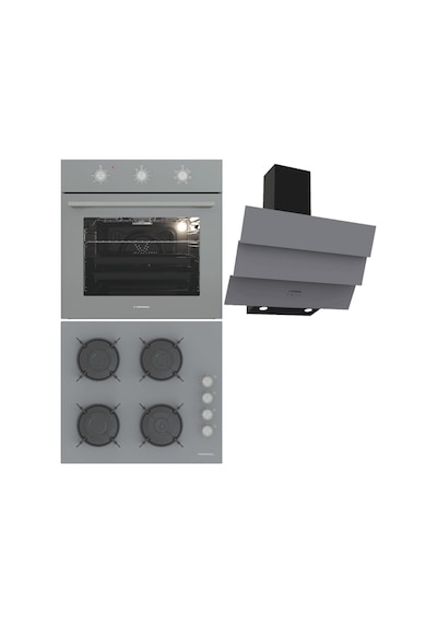 Termikel BO O6435C A - BH P6144C A - CH S6532C BA Ankastre Set Antrasit