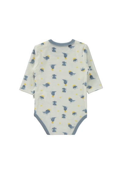 Civil Baby Kadife 6-18 Ay Çıtçıtlı Badi - Ekru