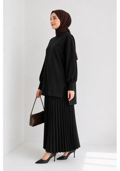 Nuss Triko Tunik Siyah 116