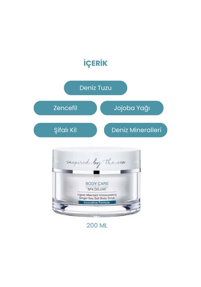 Tüm Ciltler İçin Deniz Tuzlu Zencefilli Nemlendirici Vücut Peeling - 263988172