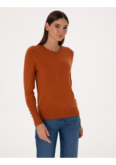 Pierre Cardin Kadın Tarçın Kazak /triko 50310735-vr191 Tarçın
