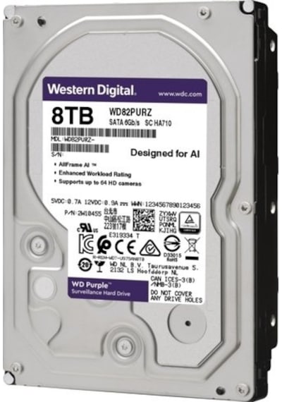 WD Purple 3.5 8 TB 256 MB 7200Rpm WD82Purz