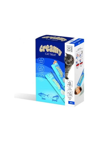 M-Pets Ton Balıklı ve Karidesli Sıvı Kedi Ödülü 25'li 15 G