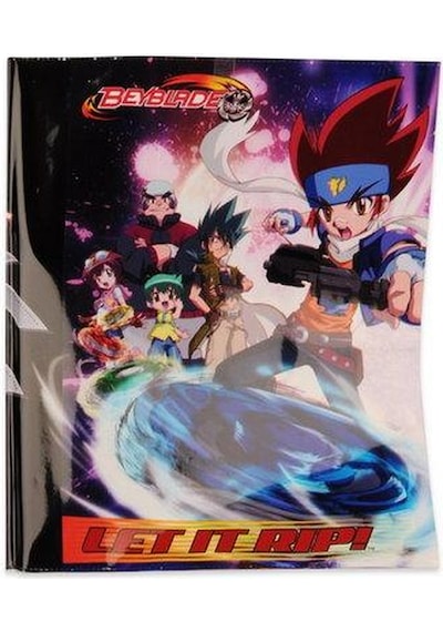Abka Hazır Kaplık Defter Kabı Beyblade A4 Çok Renkli