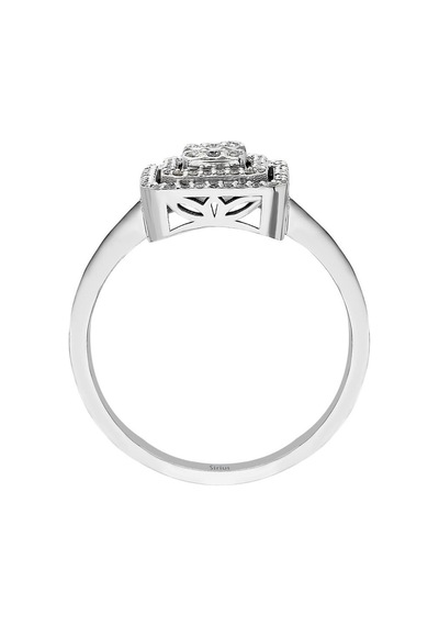 Sirius F Renk 0,40 Karat Baget Pırlanta Yüzük 0841R0041