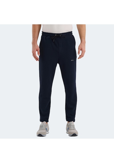 Slazenger KENNARD Erkek Fermuar Cepli Lacivert Eşofman Altı