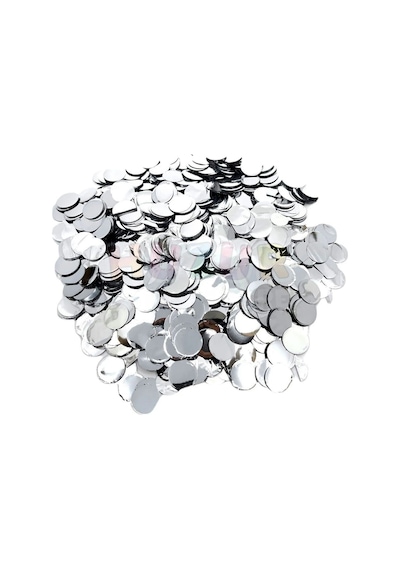 1 Paket Gümüş Balon Pulu Gri Silver Balon Içi Pul Konfetisi 10 Gram Konfetili Şeffaf Balon Pulu