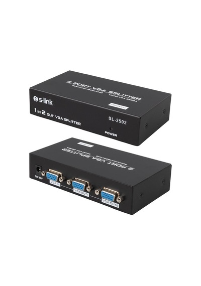 S-link Sl-2502 2 Port Vga Splitter Dağıtıcı