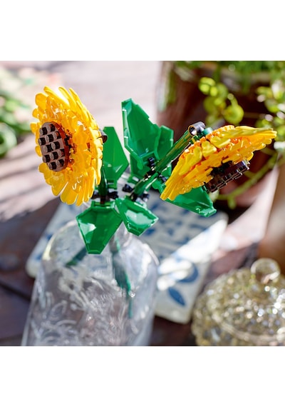 LEGO® Botanicals Ayçiçeği 40524 – 8 Yaş ve Üzeri Çocuklar için 2 Ayçiçeği İçeren Dekoratif Yaratıcı Oyuncak Yapım Seti (191 Parça)