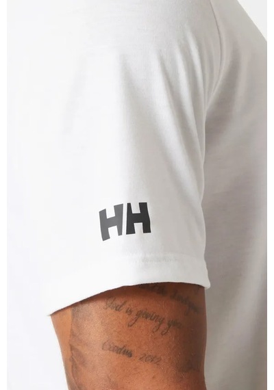 Helly Hansen Hp Race Graphic T-shirt Hha.34419 002 Beyaz