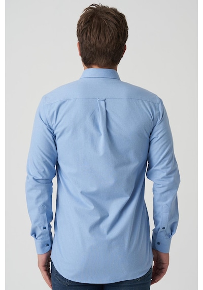White Stone Câmara De Lobos G2519 Slim Fit Flanel Gömlek Desenli Desenli Çok Renkli