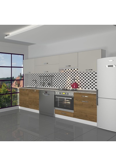 Decoraktiv Elite 280y Ankastre Fırın Modüllü Mdf Hazır Mutfak Dolabı - Tezgah Dahil - Pera - Kumtaşı Çok Renkli Decoraktiv Elite 280y Ankastre Fırın Modüllü Mdf Hazır Mutfak Dolabı - Tezgah Dahil - Pera - Kumtaşı Çok Renkli