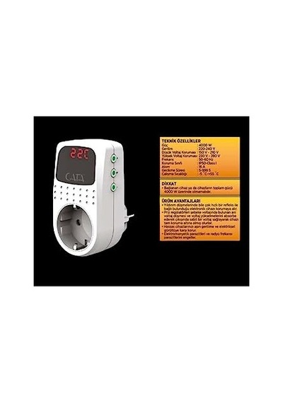 Ct-9187 Priz Regülatör 150-280v-4000w 0