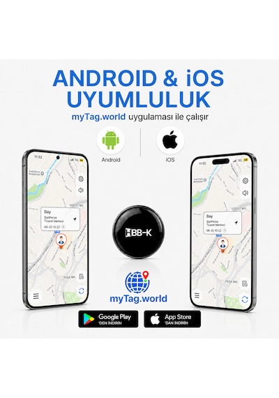 Apple Uyumlu iOS & Android Airtag Akıllı GPS Takip Cihazı