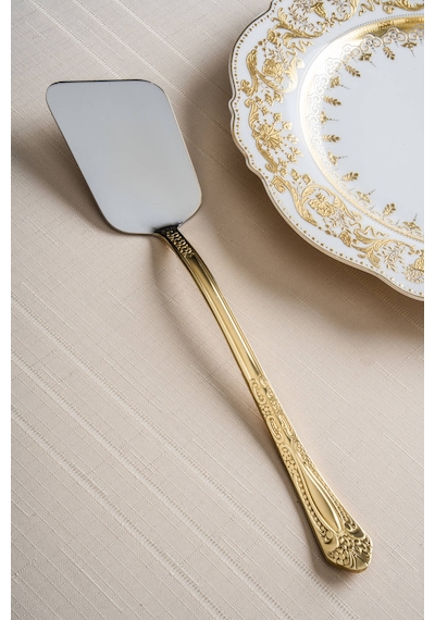 Acar Karat Star Gold Servis Spatulası - 30 Cm Gold/silver