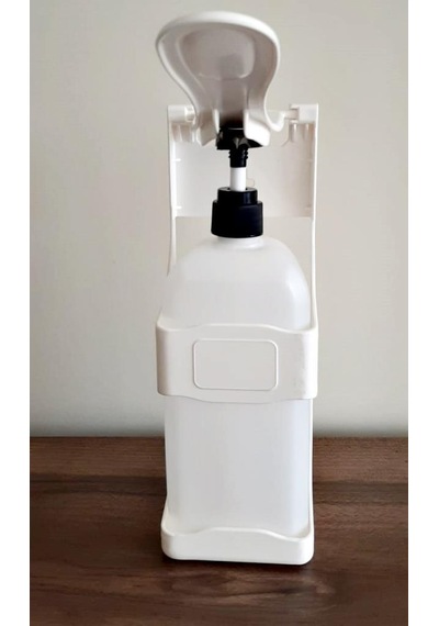 Dezenfektan Dispenseri Kol İle Kullanım 1000ml Kapasite Şişe Dahi
