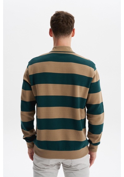 Ar-ma Erkek Ribanalı Regular Fit Çizgili %100 Pamuk Ringel Ottoman Kumaş Polo Yaka Düğmeli Sweatshirt K30554952602 Yeşil-y10 Yeşil Ar-ma Erkek Ribanalı Regular Fit Çizgili %100 Pamuk Ringel Ottoman Kumaş Polo Yaka Düğmeli Sweatshirt K30554952602 Yeşil-y10 Yeşil