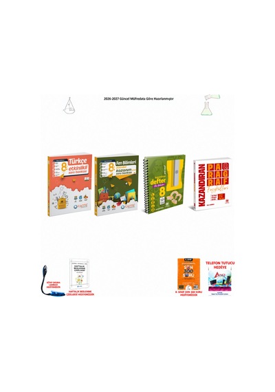 Çanta 8. Sınıf Lgs Tüm Dersler 132 4 Kitap Seti
