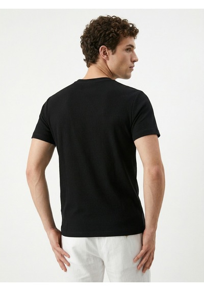 LOFT Regular Fit Erkek Tshirt K.kol Lf2040918 Q1.v1 Siyah