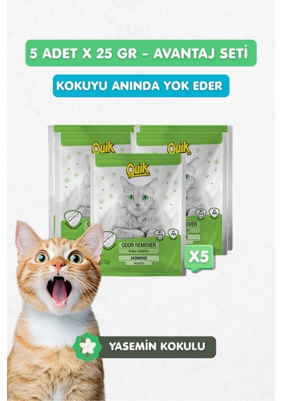5li Set - Kedi Kumu Koku Giderici Yaseminli 25gr X 5