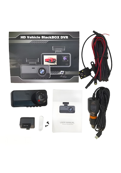 İdragon A15 Wıfı 3 Kameralı Full Hd Araç Kayıt Sistemi - Ön, İç Ve Arka Kamera