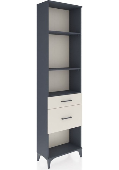 Arges Dolap 3 Raflı 2 Çekmeceli 60x30x221 Antrasit-aytaşı Antrasit Arges Dolap 3 Raflı 2 Çekmeceli 60x30x221 Antrasit-aytaşı Antrasit