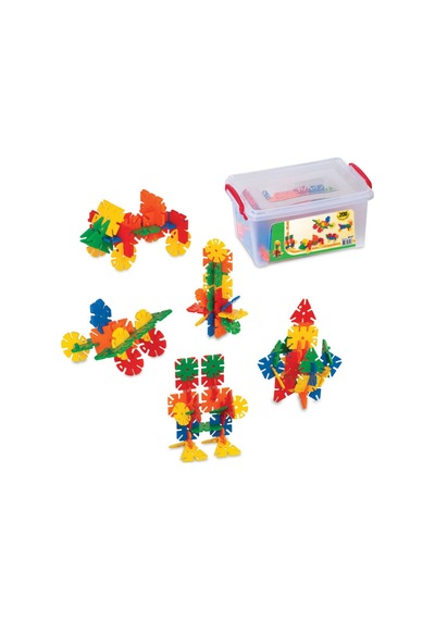 Puzzle 200 Parça Kutulu Eğitici Yapı Blokları Tak Çıkar Zeka Oyuncağı