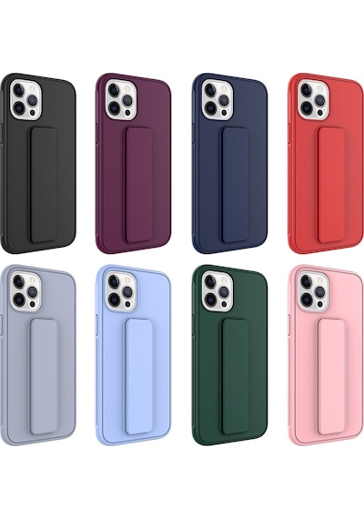 Apple Uyumlu iPhone 12 Pro Standli Darbe Emici Qstand Kilif 547998624