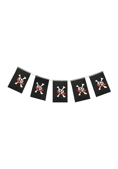 Lb Korsan Partisi Korsan Logo Baskılı Flama Süs Afiş Süsleme 8 Li