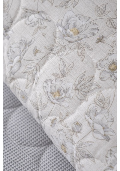 Summer Pike Comforter Set Ranforce Vanessa Tek Kişilik Gri