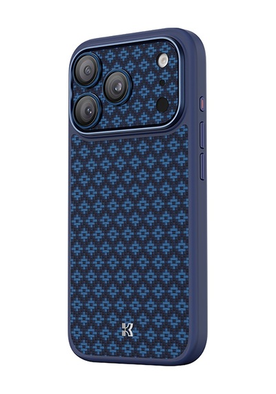 Apple Uyumlu   iPhone 17 Pro Max Benks Armorwarrior Armorgrid Serisi Kevlar Kamera Lens Koruyucu Mavi