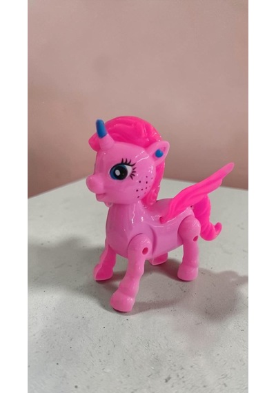 Sesli Ve Işıklı Yürüyen At Boyut:17cm Doğum Günü Hediyelik Ürün