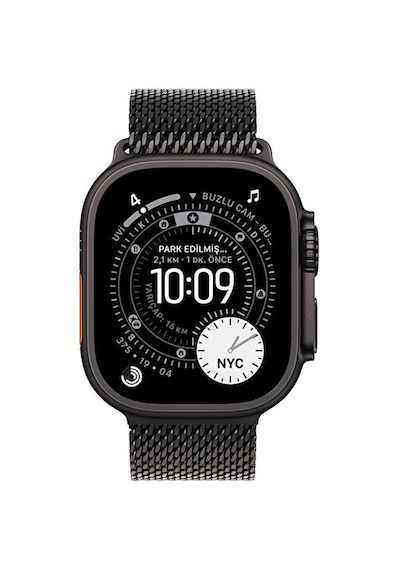 Apple Watch Ultra 3 GPS + Cellular 49 MM Siyah Titanyum Kasa Akıllı Saat (Distribütör Garantili)