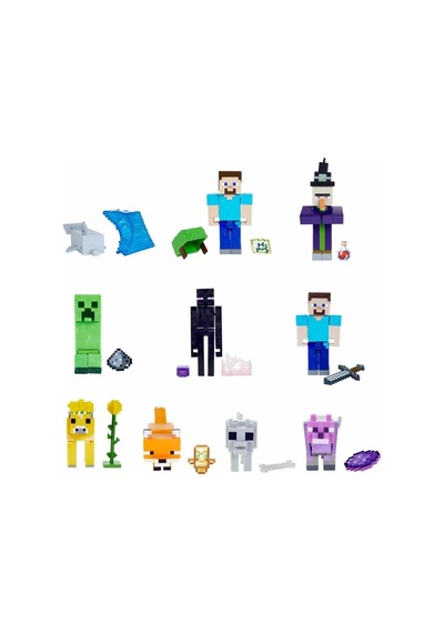 Ers Gtp08 Minecraft Aksesuarlı Figürler