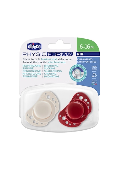 Chicco Physıoforma Aır Emzik Kız 6-16 Ay 2'li 00075033330000 Red Kırmızı