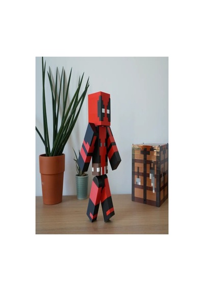 Minecraft Deadpool Figür