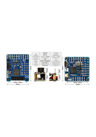 MATEK F411-WTE Uçuş Kontrol Kartı Otopilot