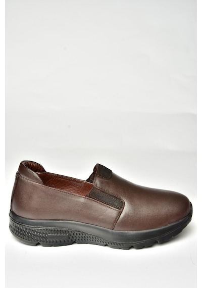 Fox Shoes T555082003 Kahverengi Hakiki Deri Comfort Ortopedik Taban Kadın Ayakkabı Kahverengi-hakiki Deri