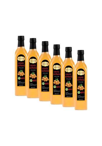 Hanzade Bitkisel Ceviz Sirkesi 6 x 500 ML