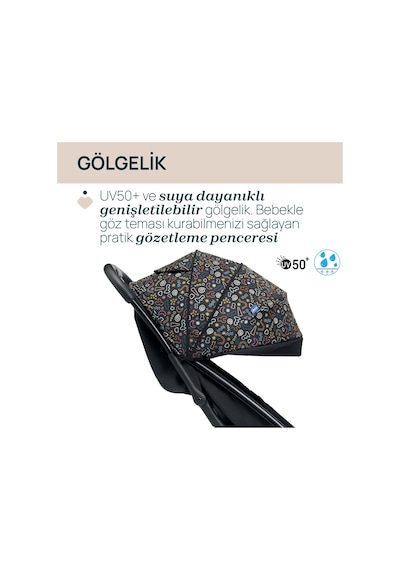 Chicco Glee Bebek Arabası Playful Black 08087068750000