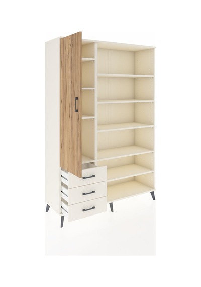 Hyperion Dolap 9 Raflı 3 Çekmeceli 3 Kapaklı 132x44x195 Aytaş... Aytaşı