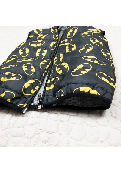 Momikon Erkek Çocuk Batman Desenli Kapüşonlu Şişme Yelek